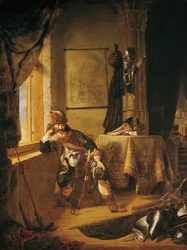 Un guerriero in pensiero